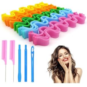 No heat, hair curlers